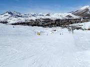 Gemakkelijke en brede piste bij Quarter Dollar