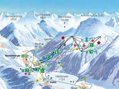 Pistekaart Krinnenalpe – Nesselwängle