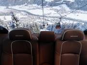 Met de VIP-gondel naar boven naar het skigebied Hochzillertal