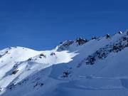 Uitzicht op het bergstation Gemsstock