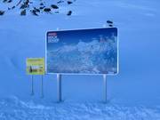 Pistekaart - bergstation Hochzeiger 2.5 Bahn