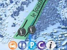 Pistekaart Le Tourchet