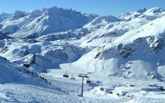 Grootste hoogteverschil aan de Arlberg – skigebied St. Anton/St. Christoph/Stuben/Lech/Zürs/Warth/Schröcken – Ski Arlberg