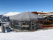 Schirmbar bij het Zeigerrestaurant