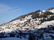 Uitzicht op de accommodaties in St. Christina