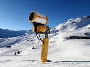 Uitgebreide besneeuwing op de Schlossalm
