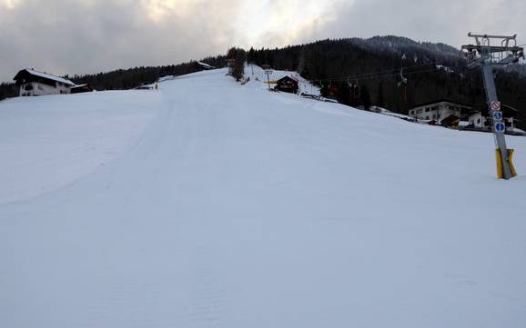 Hoogste dalstation in het Gadertal – skigebied Antermoia (San Martin de Tor)