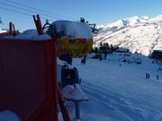 Sneeuwkanon in Les Arcs