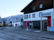 Instap in het skigebied