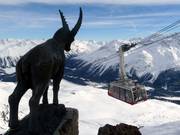 Hoogtepunt van St. Moritz - de 3057 m hoge Piz Nair