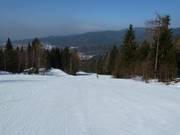 Gemakkelijke piste bij de Silberberg