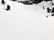 Blauwe piste Combe boven de stoeltjeslift Combe Grosse