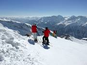 Panorama op de Hochfleiss op 2.902 m