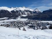 Uitzicht op Celerina