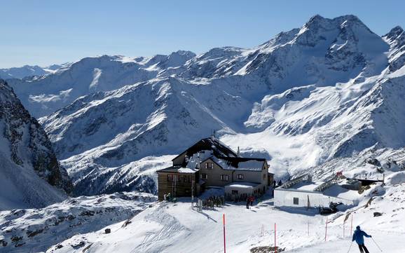 Hutten, Bergrestaurants  Schnalstal – Bergrestaurants, hutten Schnalstaler Gletscher (Schnalstal-gletsjer)