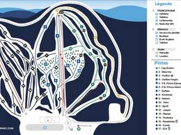 Pistekaart Vallée du Parc