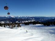 Piste bij de 10-persoons gondelbaan Riegleralm