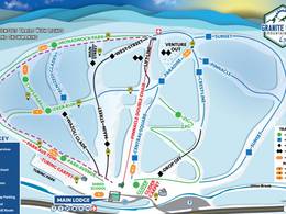 Pistekaart Granite Gorge Mountain Park