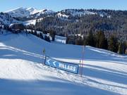 Wegwijzing naar Villars