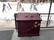 Afvalscheiding in het skigebied Jackson Hole
