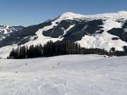 WK-afdaling met de Westgipfel op de achtergrond