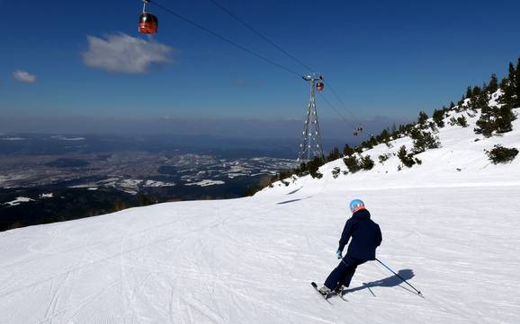 Grootste hoogteverschil in het Rilagebergte – skigebied Borovets