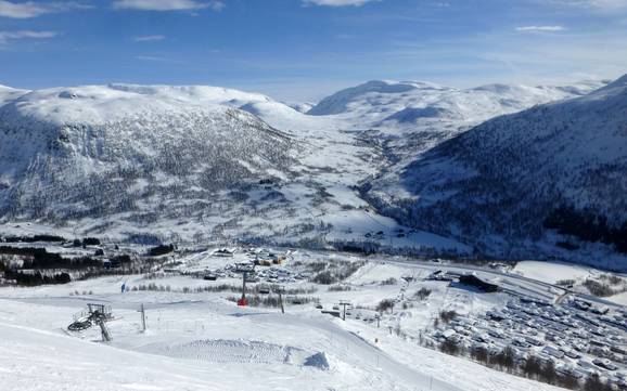 Skiën in Myrkdalen