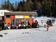 De kidsroom bij het dalstation