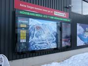 Pistekaart met informatie bij het middenstation