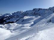 Middelzware afdalingen bij Metschstand en Luegli