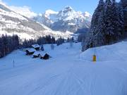 Dalafdaling naar Engelberg