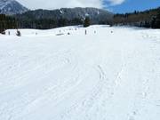 Vlakke, brede pistes in Hinterthal