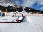 Transportband van de skischool