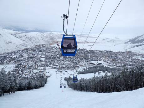 Wyoming: beoordelingen van skigebieden – Beoordeling Snow King Mountain – Jackson