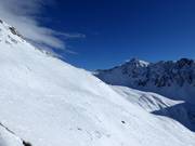 Ongesecureerde freeridehellingen bij de Leppleskofelbahn