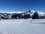 Uitzicht over het skigebied Schöneben