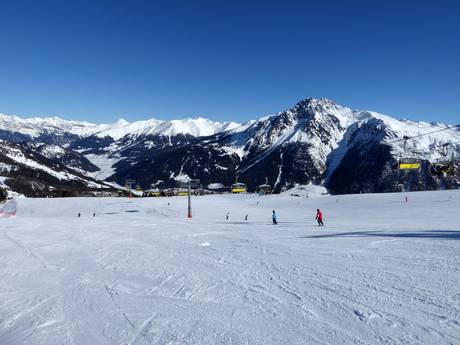 Vinschgau: Grootte van de skigebieden – Grootte Schöneben (Belpiano)/Haideralm (Malga San Valentino)
