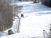 Oefenpiste met Learn to Carpet bij de Snowshed Lodge