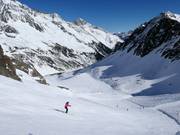 Skiroute Wilde Grube naar het dalstation