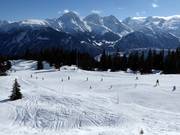 Makkelijke pistes bij de oefenlift Caischavedra