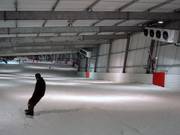 Ook snowboarders voelen zich hier erg thuis.