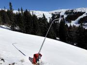 Sneeuwlansen in Lachtal