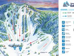 Skigebied Sommet Edelweiss