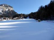 De lichte skipiste in Bad Häring