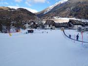 Oefenhelling met transportbanden (La Thuile)