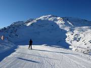 Uitzicht vanaf het bergstation op de 2677 m hoge Glungezer