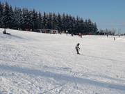 Perfecte piste ondanks geringe natuurlijke sneeuwbedekking
