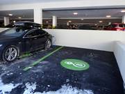 E-tankstation bij de Hartkaiserbahn in Ellmau