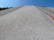 De afdaling op de Monte Kaolino