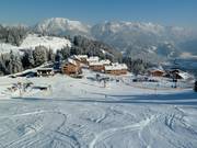 Accommodaties op het zonnige Tschengla-hoogplateau (o.a. appartementen van Landal)